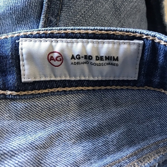 AG Adriano Goldschmied Blue Jean Shorts - Picture 7 of 8
